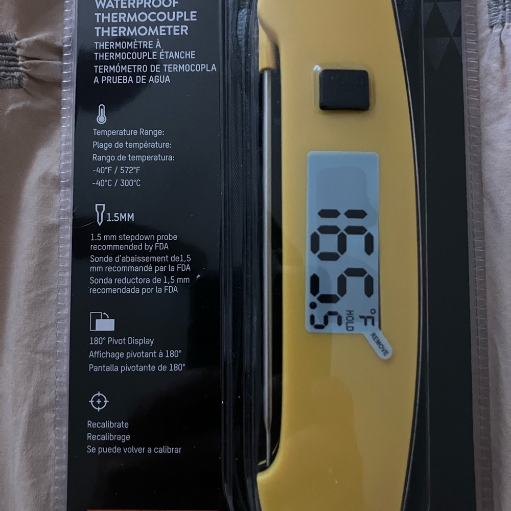 Taylor Yellow Digital Thermometer